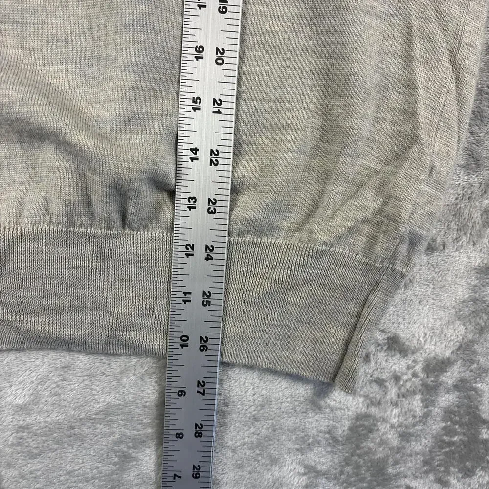Polo Golf Ralph Lauren 4-Button Merino Wool Bull Head Embroidered Pullover